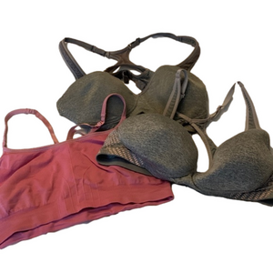 Bundle of Three sports bras 36d and xl